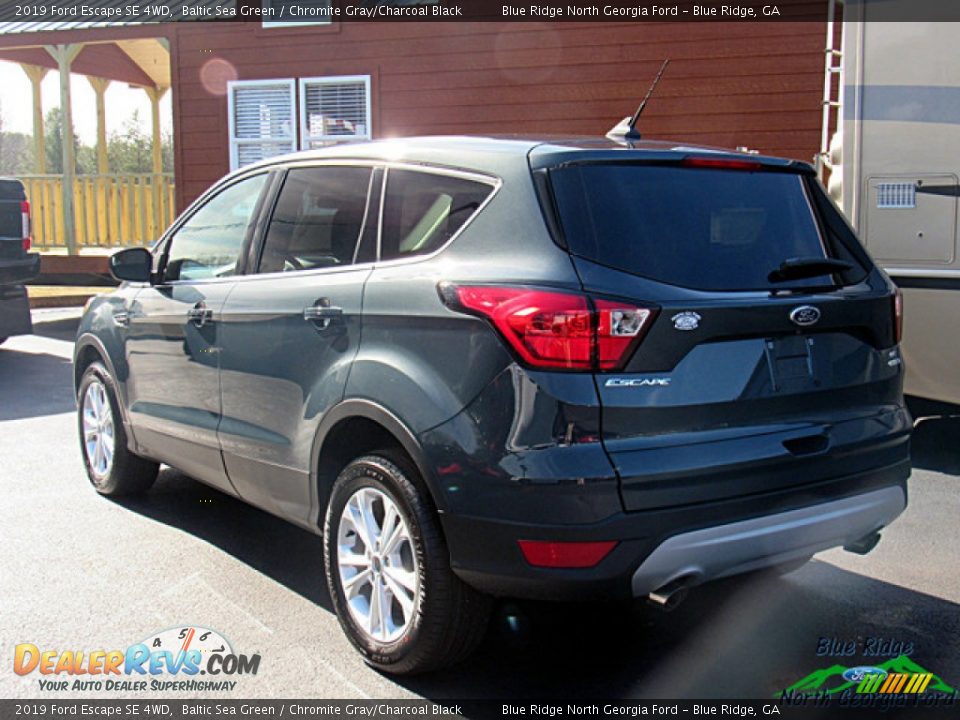 2019 Ford Escape SE 4WD Baltic Sea Green / Chromite Gray/Charcoal Black Photo #3