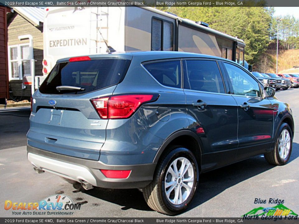 2019 Ford Escape SE 4WD Baltic Sea Green / Chromite Gray/Charcoal Black Photo #6