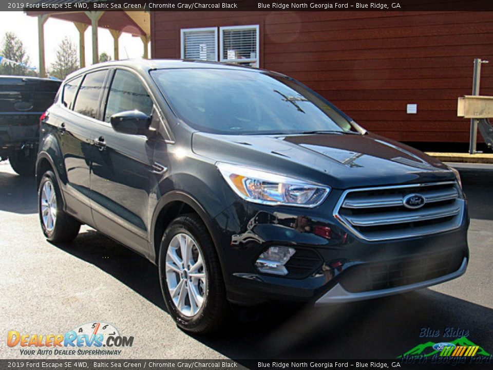 2019 Ford Escape SE 4WD Baltic Sea Green / Chromite Gray/Charcoal Black Photo #8