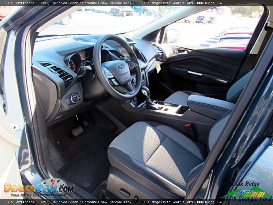 2019 Ford Escape SE 4WD Baltic Sea Green / Chromite Gray/Charcoal Black Photo #10