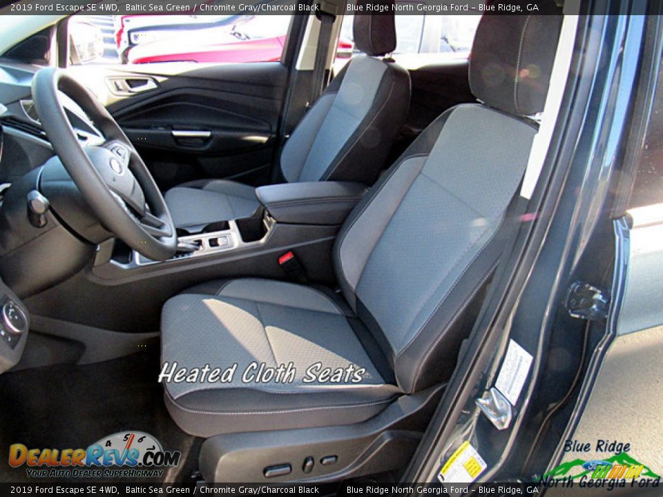 2019 Ford Escape SE 4WD Baltic Sea Green / Chromite Gray/Charcoal Black Photo #11
