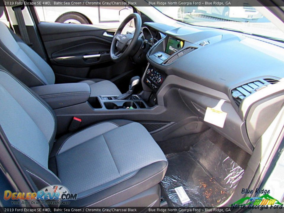 2019 Ford Escape SE 4WD Baltic Sea Green / Chromite Gray/Charcoal Black Photo #12