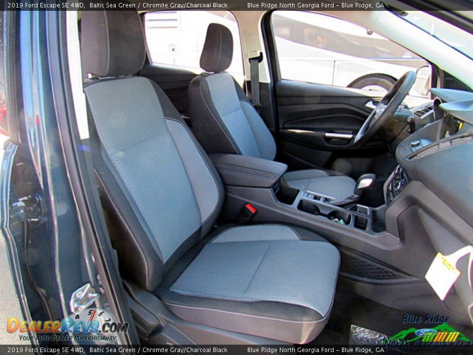 2019 Ford Escape SE 4WD Baltic Sea Green / Chromite Gray/Charcoal Black Photo #13