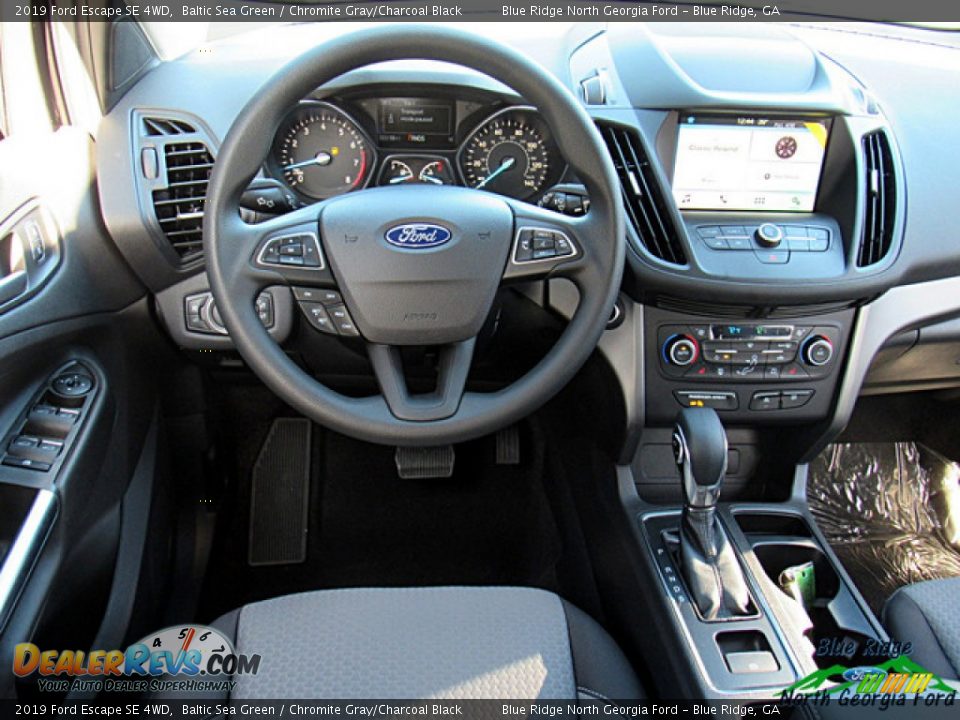 2019 Ford Escape SE 4WD Baltic Sea Green / Chromite Gray/Charcoal Black Photo #17