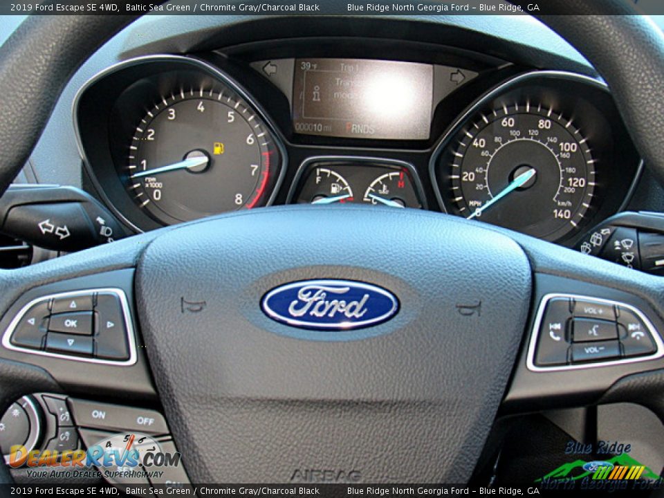 2019 Ford Escape SE 4WD Baltic Sea Green / Chromite Gray/Charcoal Black Photo #20