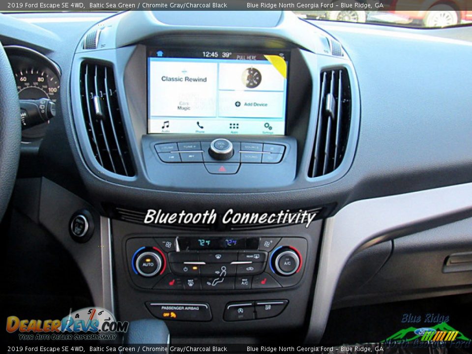 2019 Ford Escape SE 4WD Baltic Sea Green / Chromite Gray/Charcoal Black Photo #21