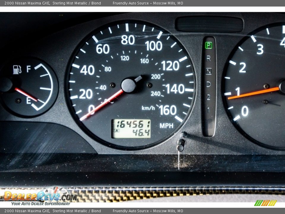 2000 Nissan Maxima GXE Sterling Mist Metallic / Blond Photo #33