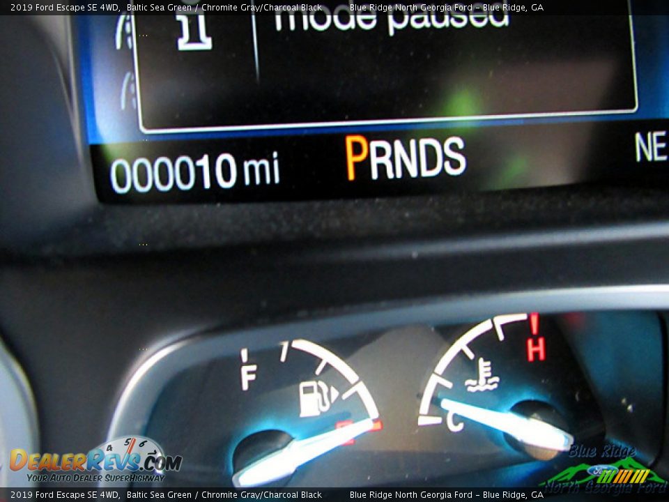 2019 Ford Escape SE 4WD Baltic Sea Green / Chromite Gray/Charcoal Black Photo #26