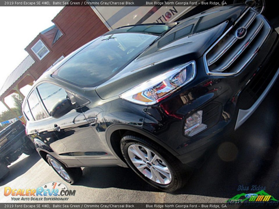 2019 Ford Escape SE 4WD Baltic Sea Green / Chromite Gray/Charcoal Black Photo #30