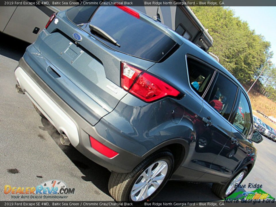 2019 Ford Escape SE 4WD Baltic Sea Green / Chromite Gray/Charcoal Black Photo #31