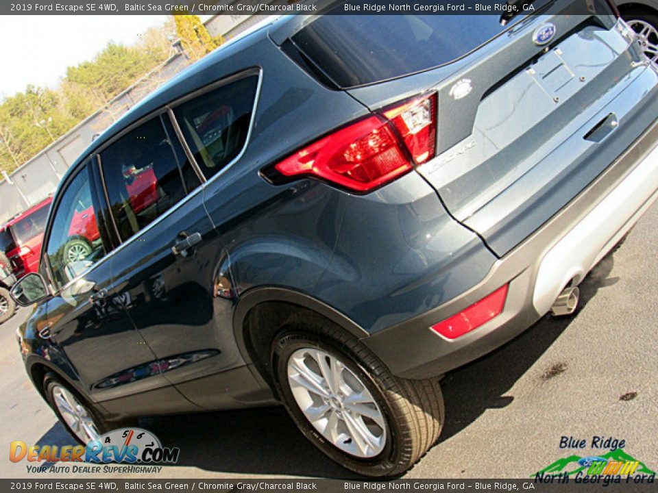 2019 Ford Escape SE 4WD Baltic Sea Green / Chromite Gray/Charcoal Black Photo #32