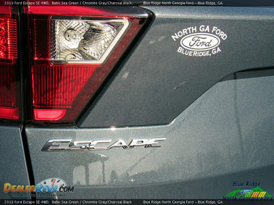 2019 Ford Escape SE 4WD Baltic Sea Green / Chromite Gray/Charcoal Black Photo #33