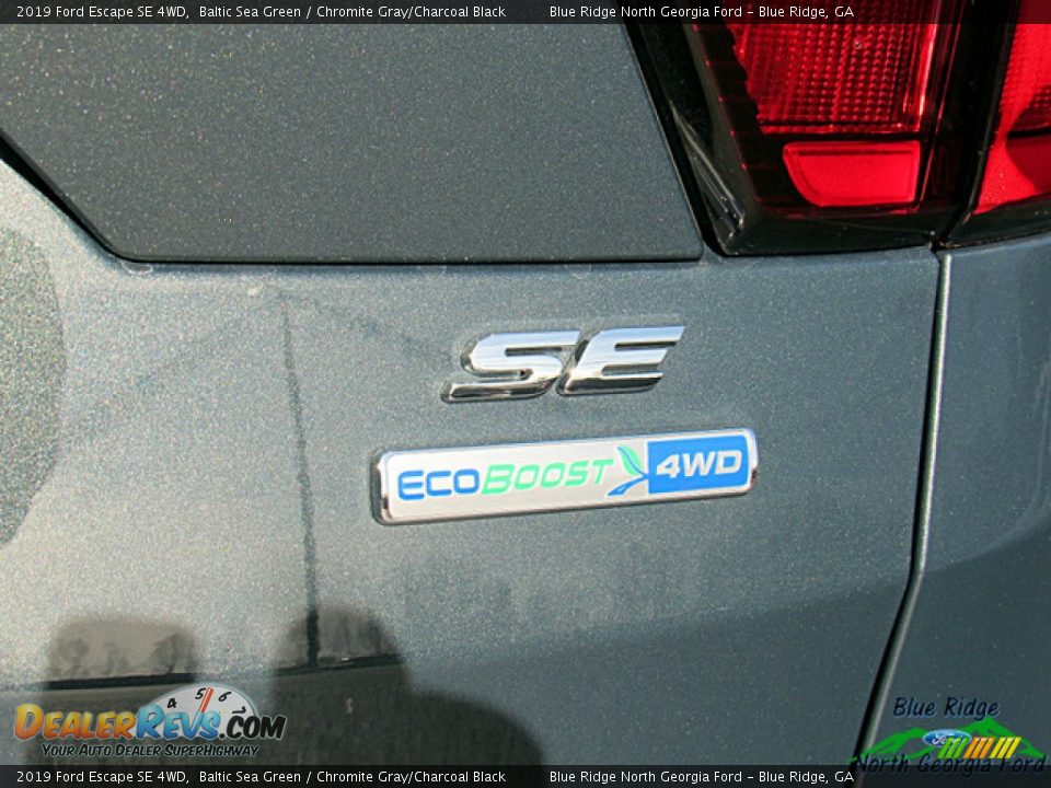 2019 Ford Escape SE 4WD Baltic Sea Green / Chromite Gray/Charcoal Black Photo #34