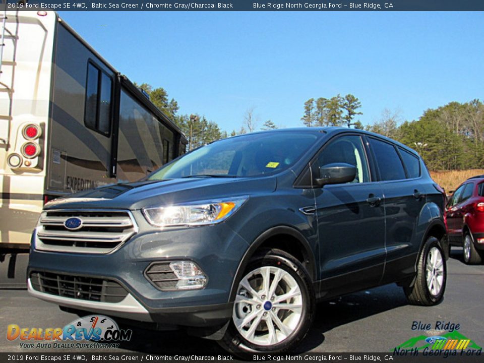 2019 Ford Escape SE 4WD Baltic Sea Green / Chromite Gray/Charcoal Black Photo #1