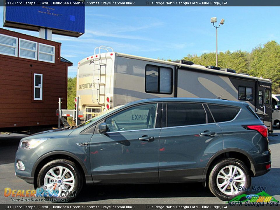 2019 Ford Escape SE 4WD Baltic Sea Green / Chromite Gray/Charcoal Black Photo #2