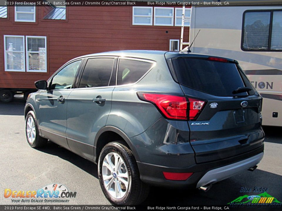 2019 Ford Escape SE 4WD Baltic Sea Green / Chromite Gray/Charcoal Black Photo #3