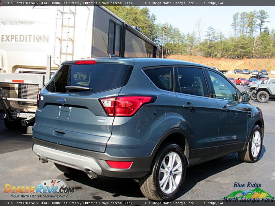 2019 Ford Escape SE 4WD Baltic Sea Green / Chromite Gray/Charcoal Black Photo #5