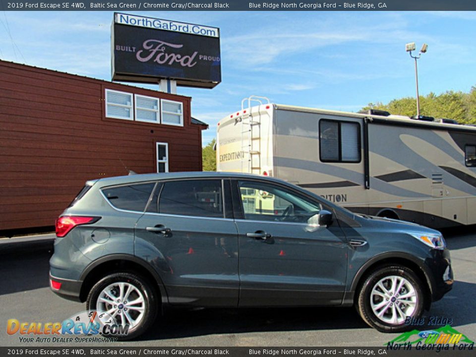 2019 Ford Escape SE 4WD Baltic Sea Green / Chromite Gray/Charcoal Black Photo #6