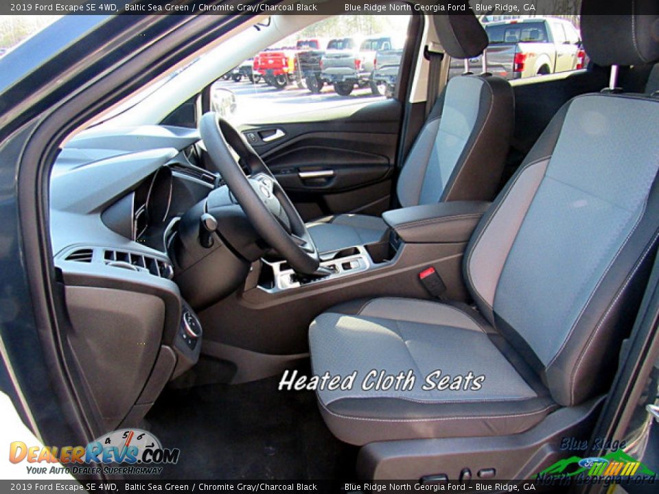 2019 Ford Escape SE 4WD Baltic Sea Green / Chromite Gray/Charcoal Black Photo #10