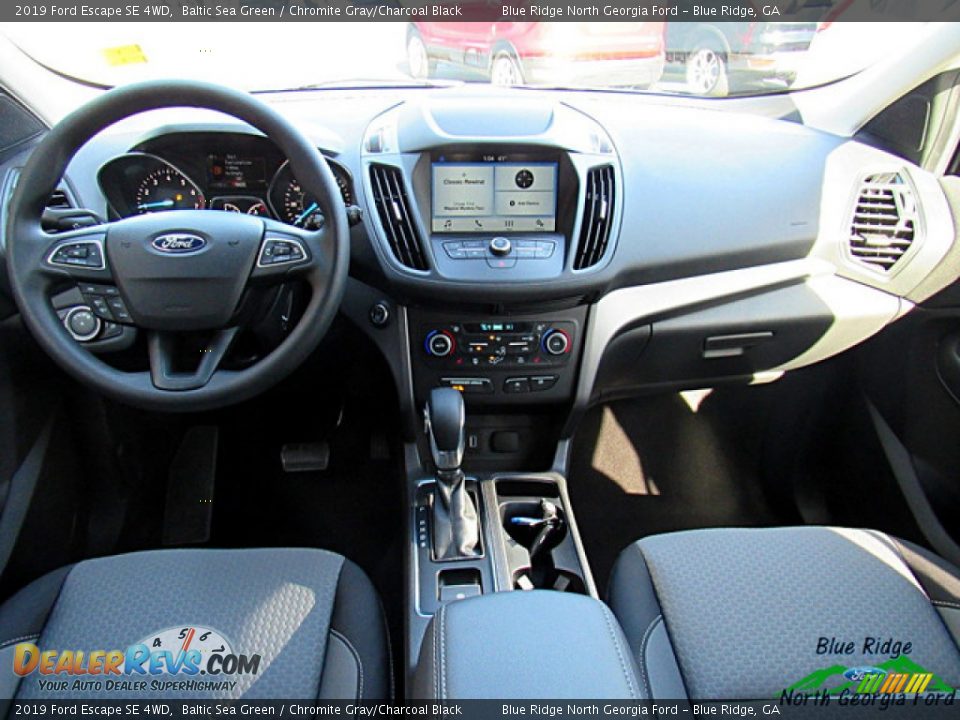 2019 Ford Escape SE 4WD Baltic Sea Green / Chromite Gray/Charcoal Black Photo #22