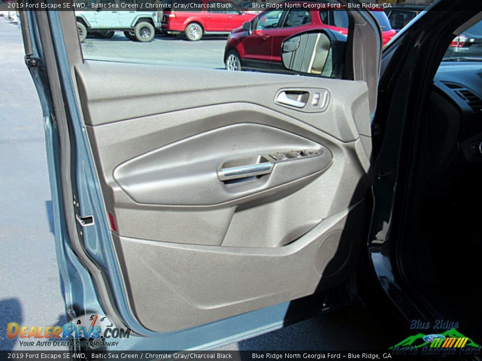 2019 Ford Escape SE 4WD Baltic Sea Green / Chromite Gray/Charcoal Black Photo #25