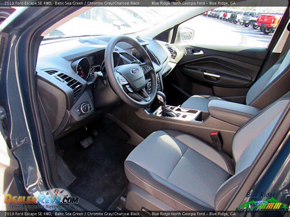 2019 Ford Escape SE 4WD Baltic Sea Green / Chromite Gray/Charcoal Black Photo #26