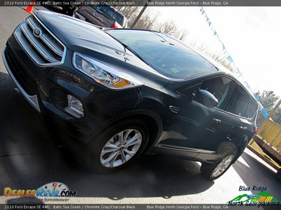 2019 Ford Escape SE 4WD Baltic Sea Green / Chromite Gray/Charcoal Black Photo #29
