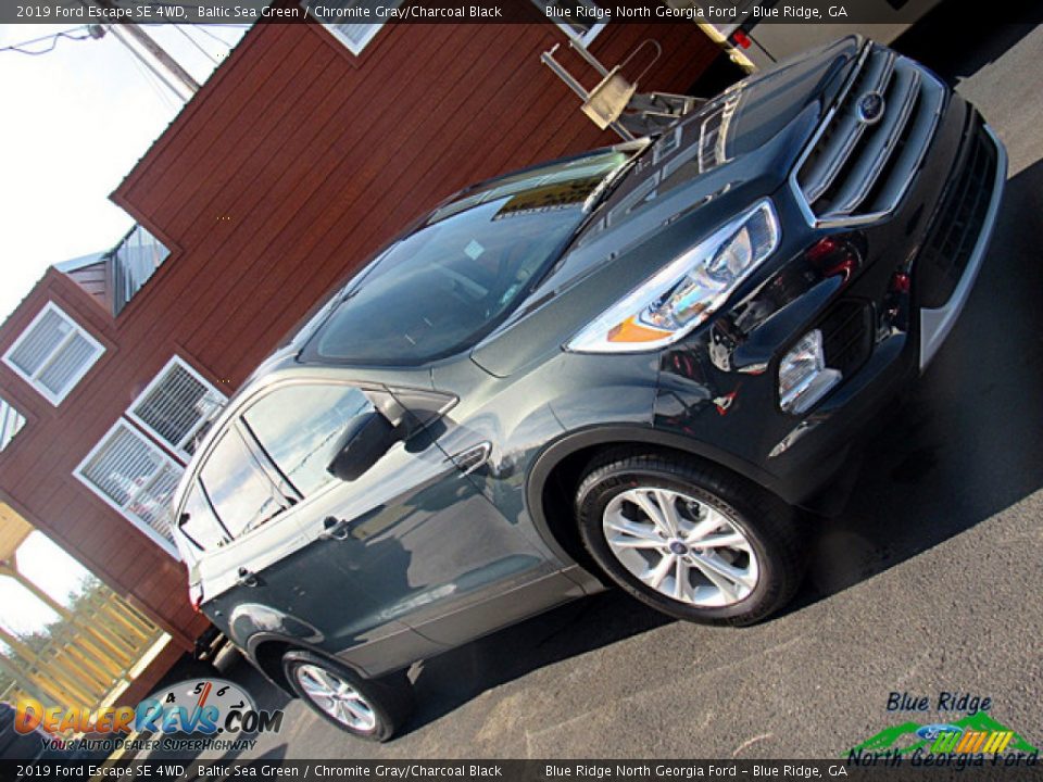 2019 Ford Escape SE 4WD Baltic Sea Green / Chromite Gray/Charcoal Black Photo #30