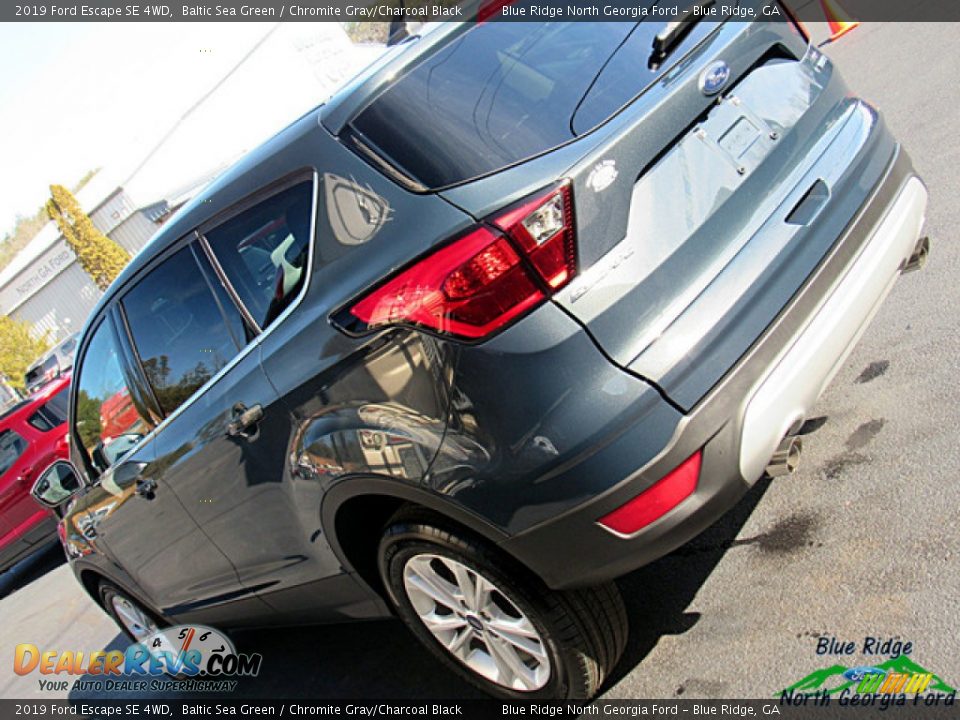 2019 Ford Escape SE 4WD Baltic Sea Green / Chromite Gray/Charcoal Black Photo #32