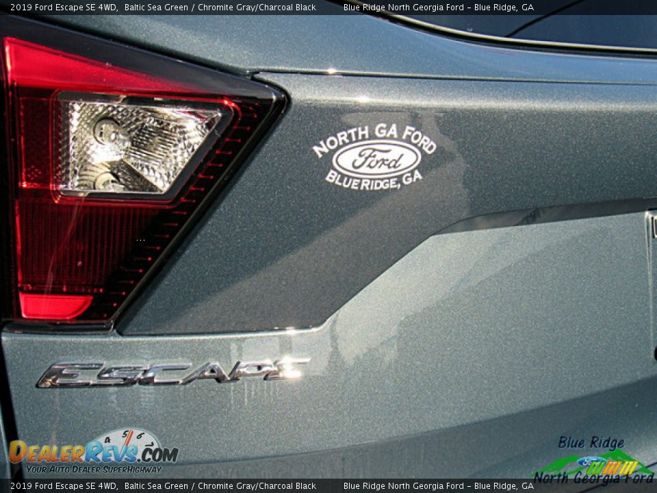 2019 Ford Escape SE 4WD Baltic Sea Green / Chromite Gray/Charcoal Black Photo #33