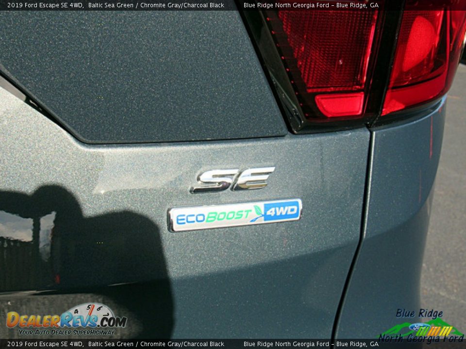 2019 Ford Escape SE 4WD Baltic Sea Green / Chromite Gray/Charcoal Black Photo #34