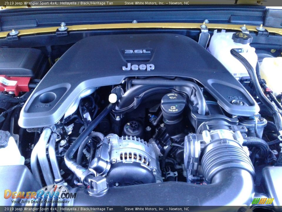 2019 Jeep Wrangler Sport 4x4 3.6 Liter DOHC 24-Valve VVT V6 Engine Photo #26