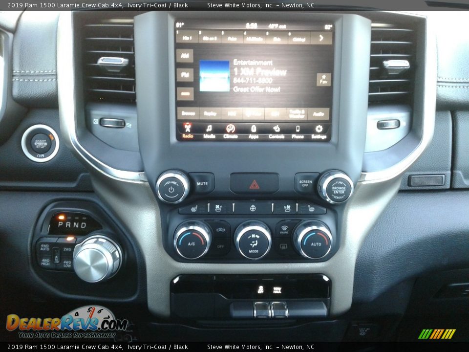 2019 Ram 1500 Laramie Crew Cab 4x4 Ivory Tri–Coat / Black Photo #21