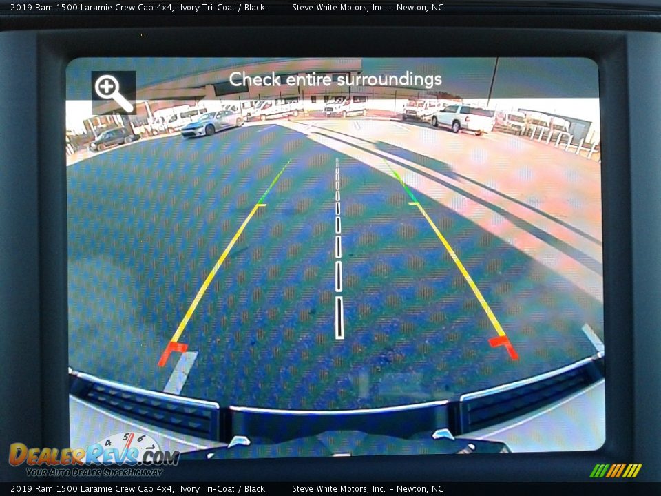 2019 Ram 1500 Laramie Crew Cab 4x4 Ivory Tri–Coat / Black Photo #23