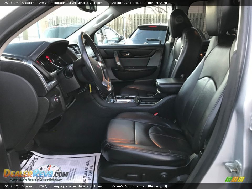 2013 GMC Acadia SLT AWD Champagne Silver Metallic / Ebony Photo #9