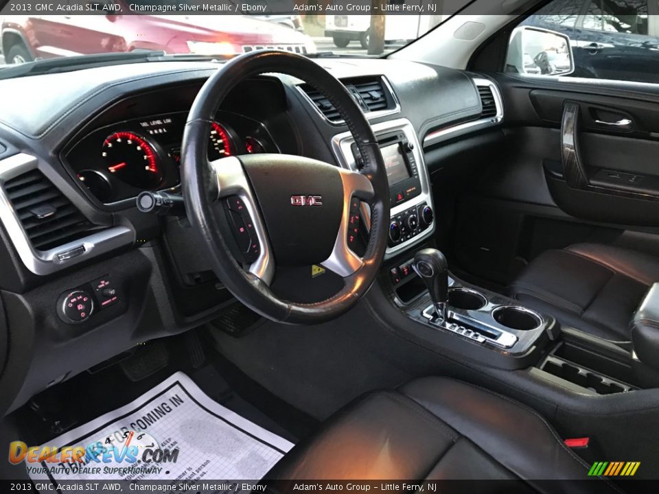 2013 GMC Acadia SLT AWD Champagne Silver Metallic / Ebony Photo #11