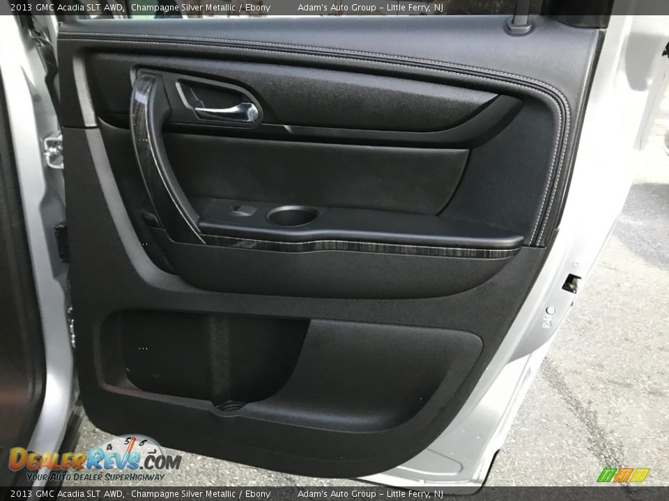 2013 GMC Acadia SLT AWD Champagne Silver Metallic / Ebony Photo #14