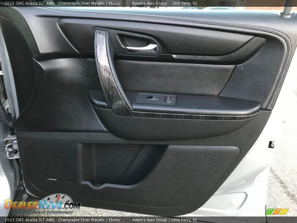 2013 GMC Acadia SLT AWD Champagne Silver Metallic / Ebony Photo #18