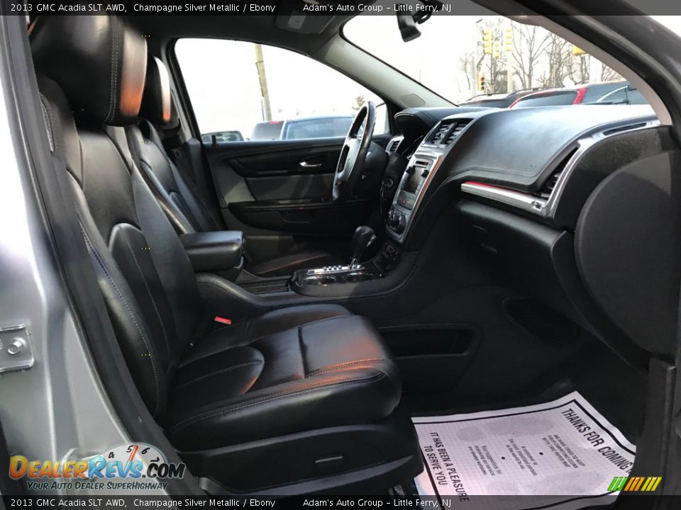 2013 GMC Acadia SLT AWD Champagne Silver Metallic / Ebony Photo #19