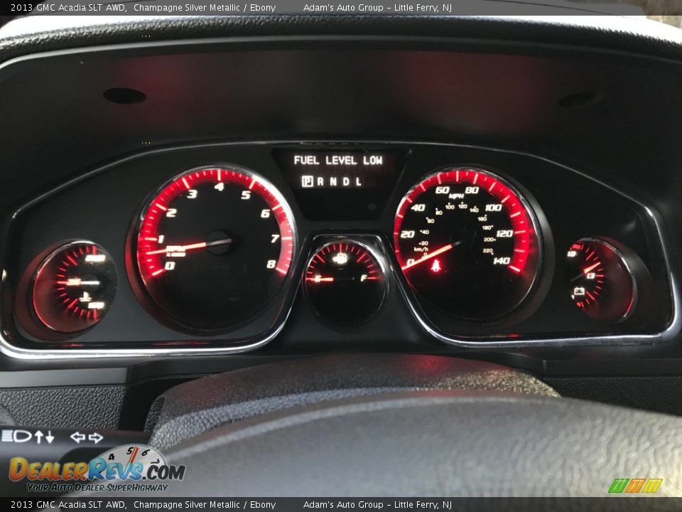2013 GMC Acadia SLT AWD Champagne Silver Metallic / Ebony Photo #22