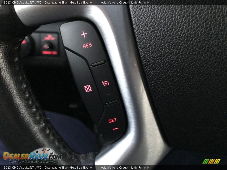 2013 GMC Acadia SLT AWD Champagne Silver Metallic / Ebony Photo #23