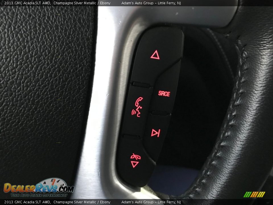 2013 GMC Acadia SLT AWD Champagne Silver Metallic / Ebony Photo #24