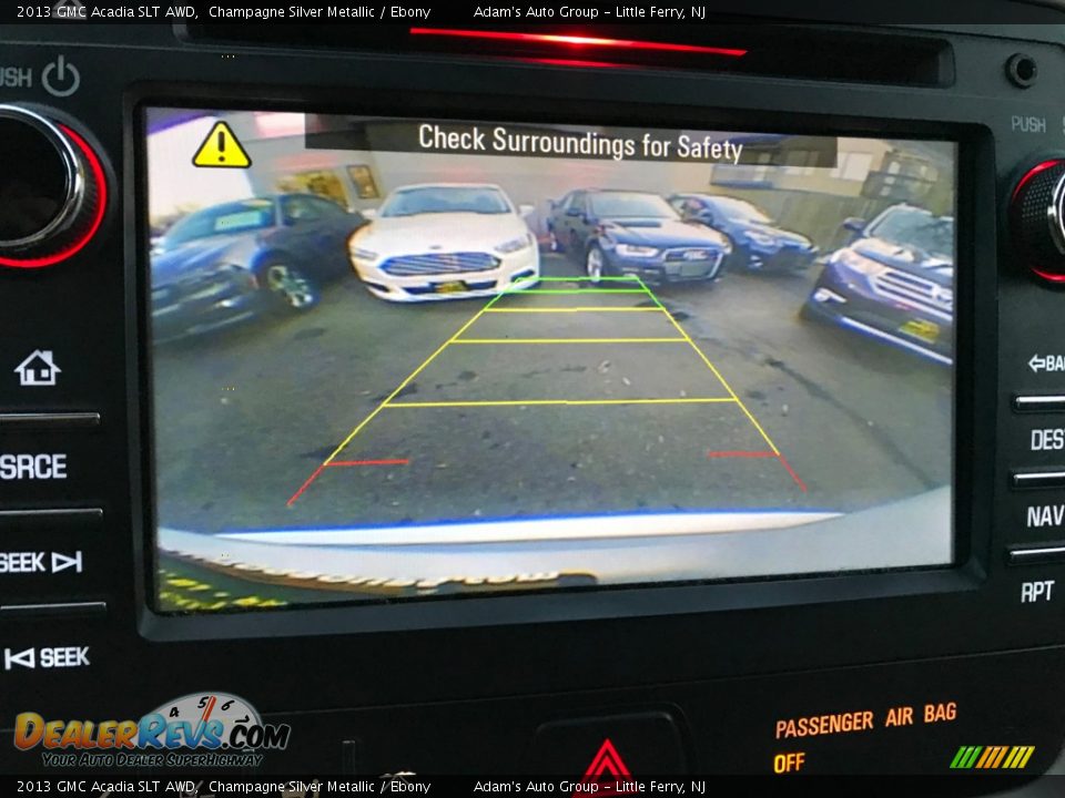 2013 GMC Acadia SLT AWD Champagne Silver Metallic / Ebony Photo #29