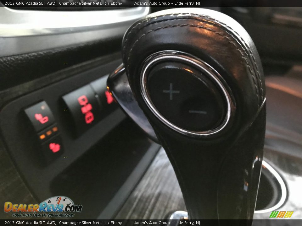 2013 GMC Acadia SLT AWD Champagne Silver Metallic / Ebony Photo #32