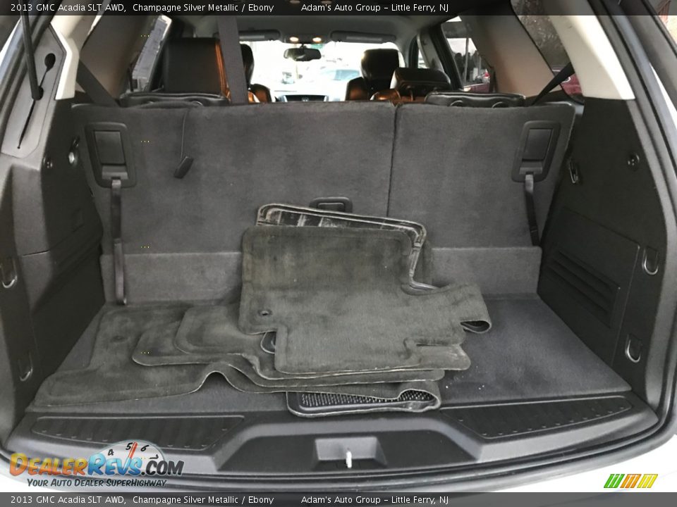 2013 GMC Acadia SLT AWD Champagne Silver Metallic / Ebony Photo #35