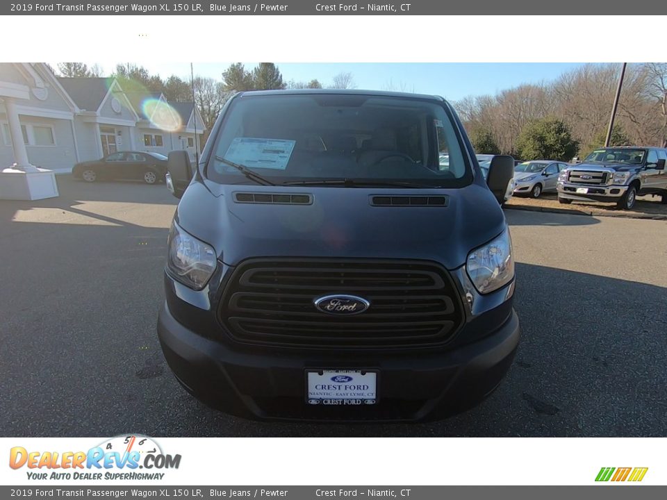 2019 Ford Transit Passenger Wagon XL 150 LR Blue Jeans / Pewter Photo #2