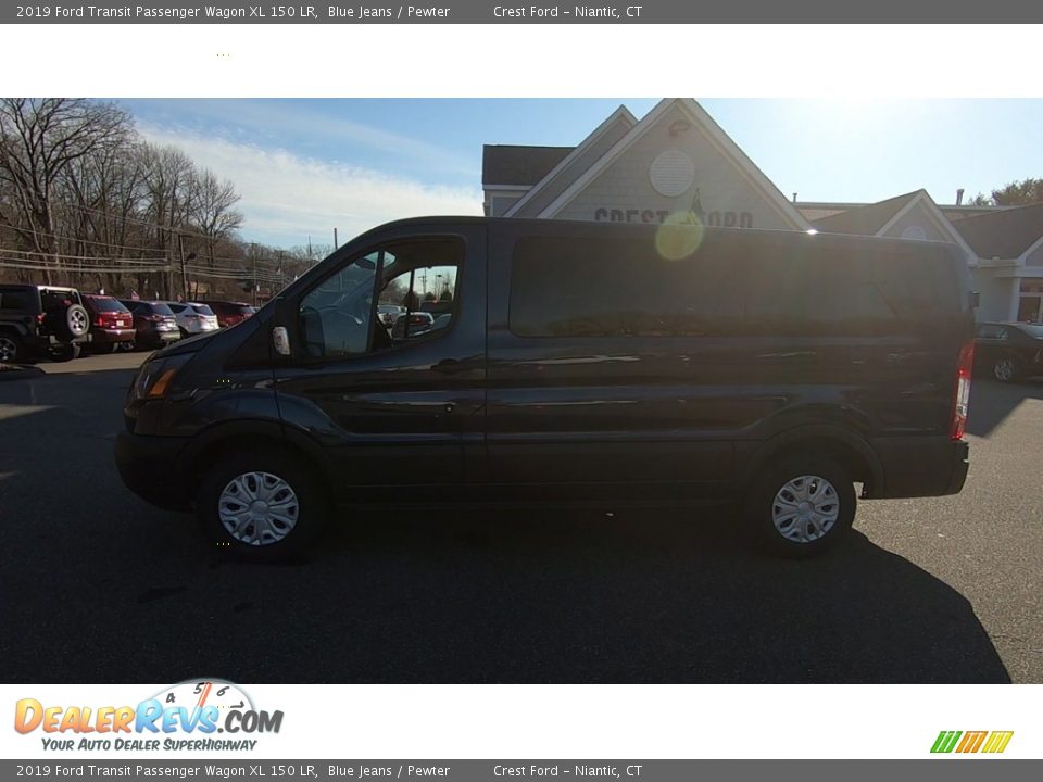 2019 Ford Transit Passenger Wagon XL 150 LR Blue Jeans / Pewter Photo #4