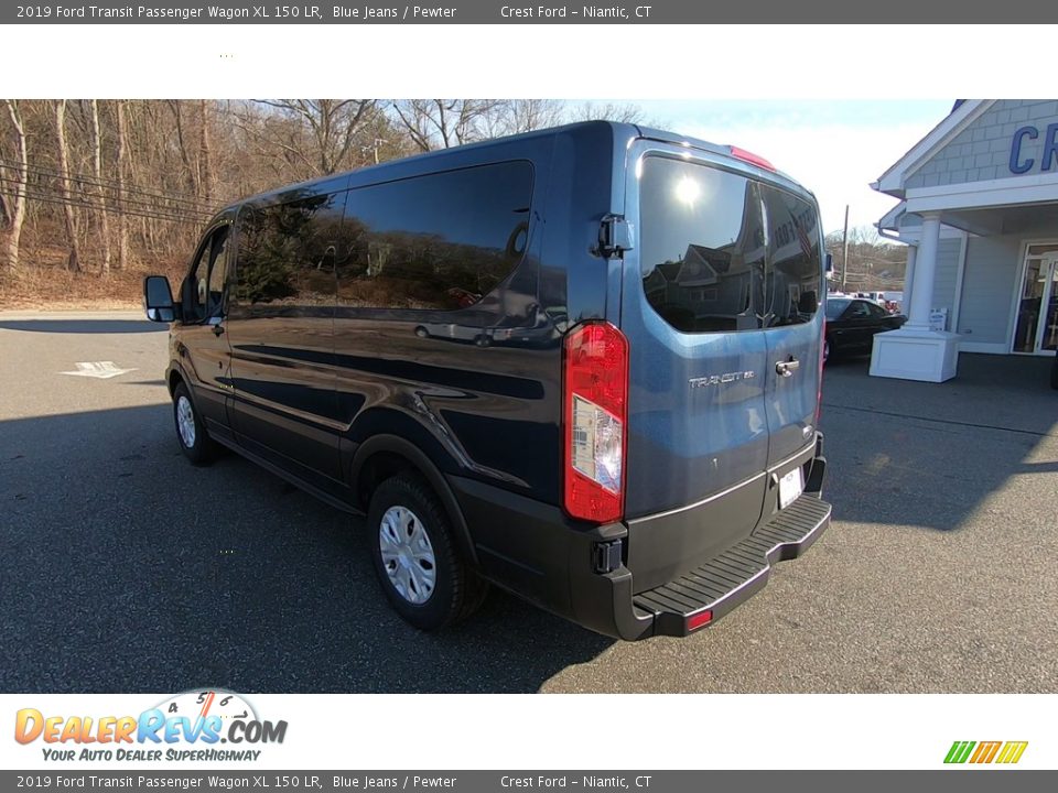 2019 Ford Transit Passenger Wagon XL 150 LR Blue Jeans / Pewter Photo #5