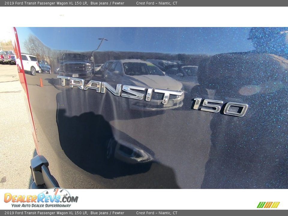 2019 Ford Transit Passenger Wagon XL 150 LR Blue Jeans / Pewter Photo #9