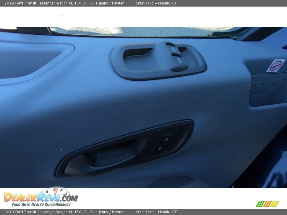 2019 Ford Transit Passenger Wagon XL 150 LR Blue Jeans / Pewter Photo #12